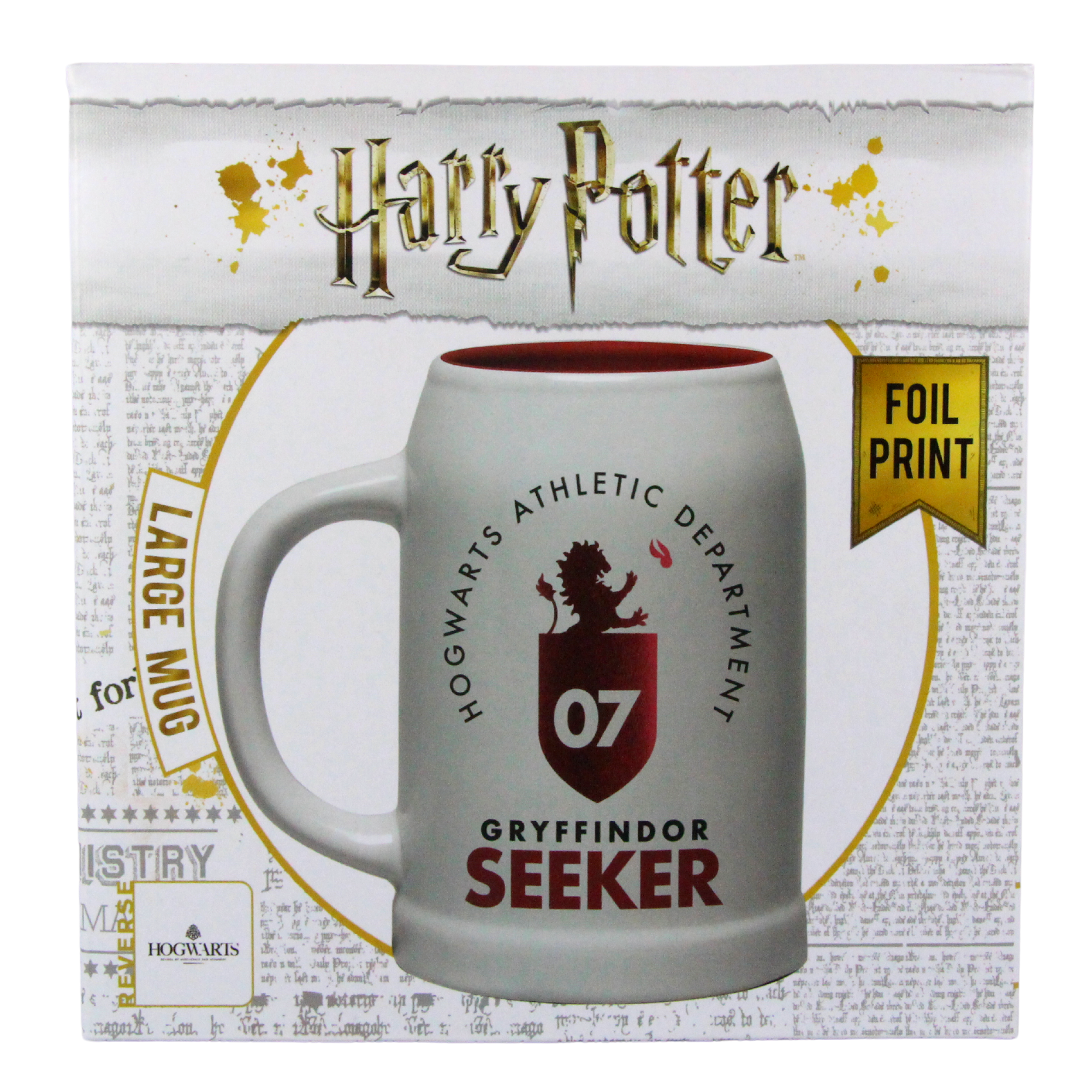 Harry Potter Gryffindor Seeker Hogwarts Athletic Department - 600ml Mug Ceramic Stein