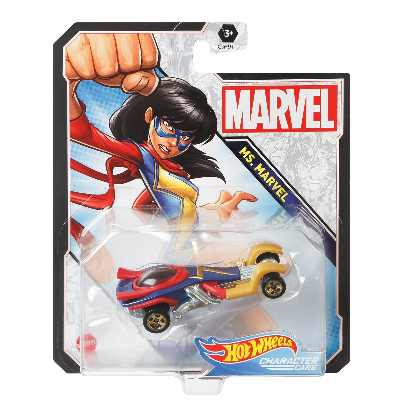 Hot Wheels Marvel Avengers - Ms. Marvel Character Cars 2020 Edition 1:64 Diecast