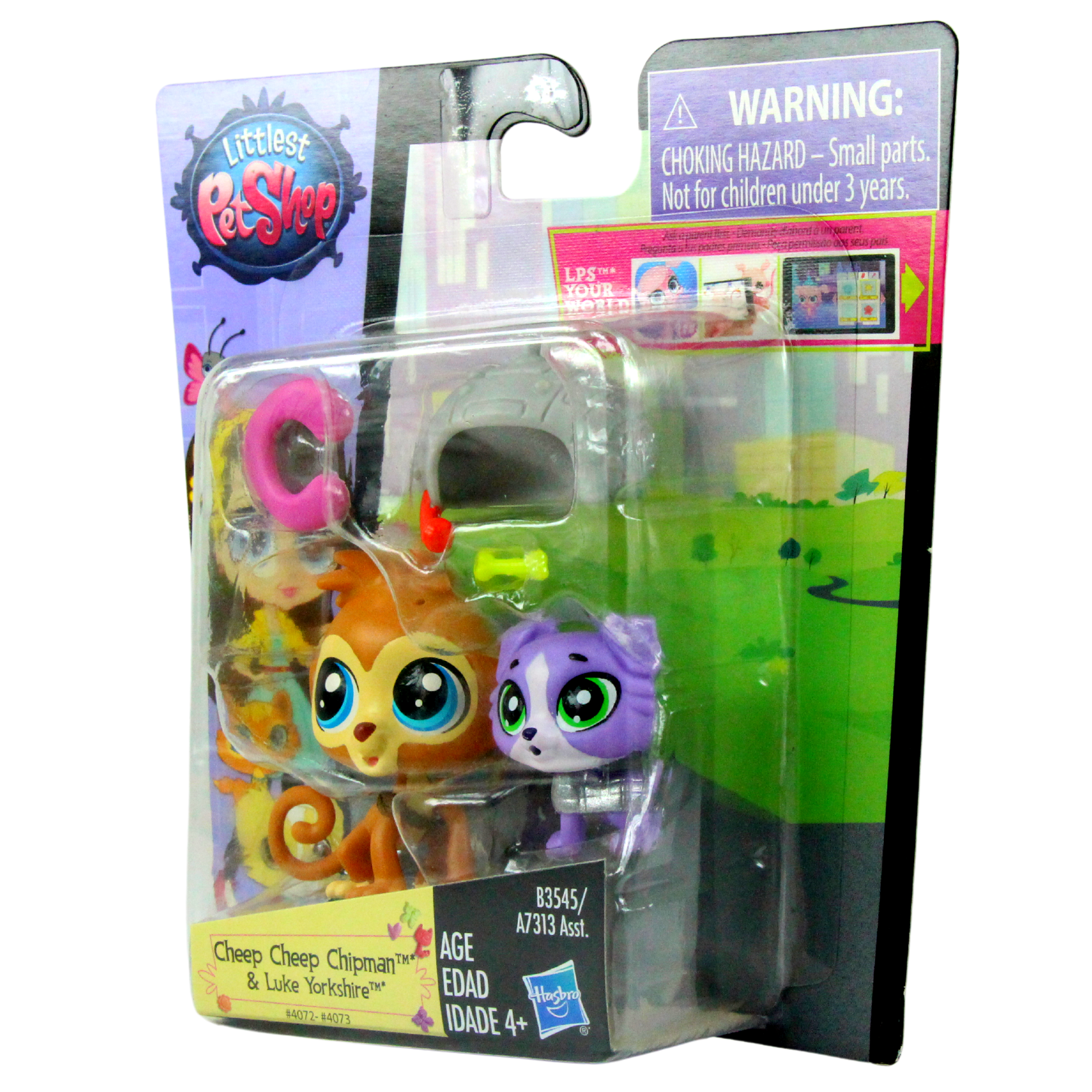 Littlest Pet Shop Pet Pawsabilities Cheep-Cheep Chipman and Luke Yorkshire Doll