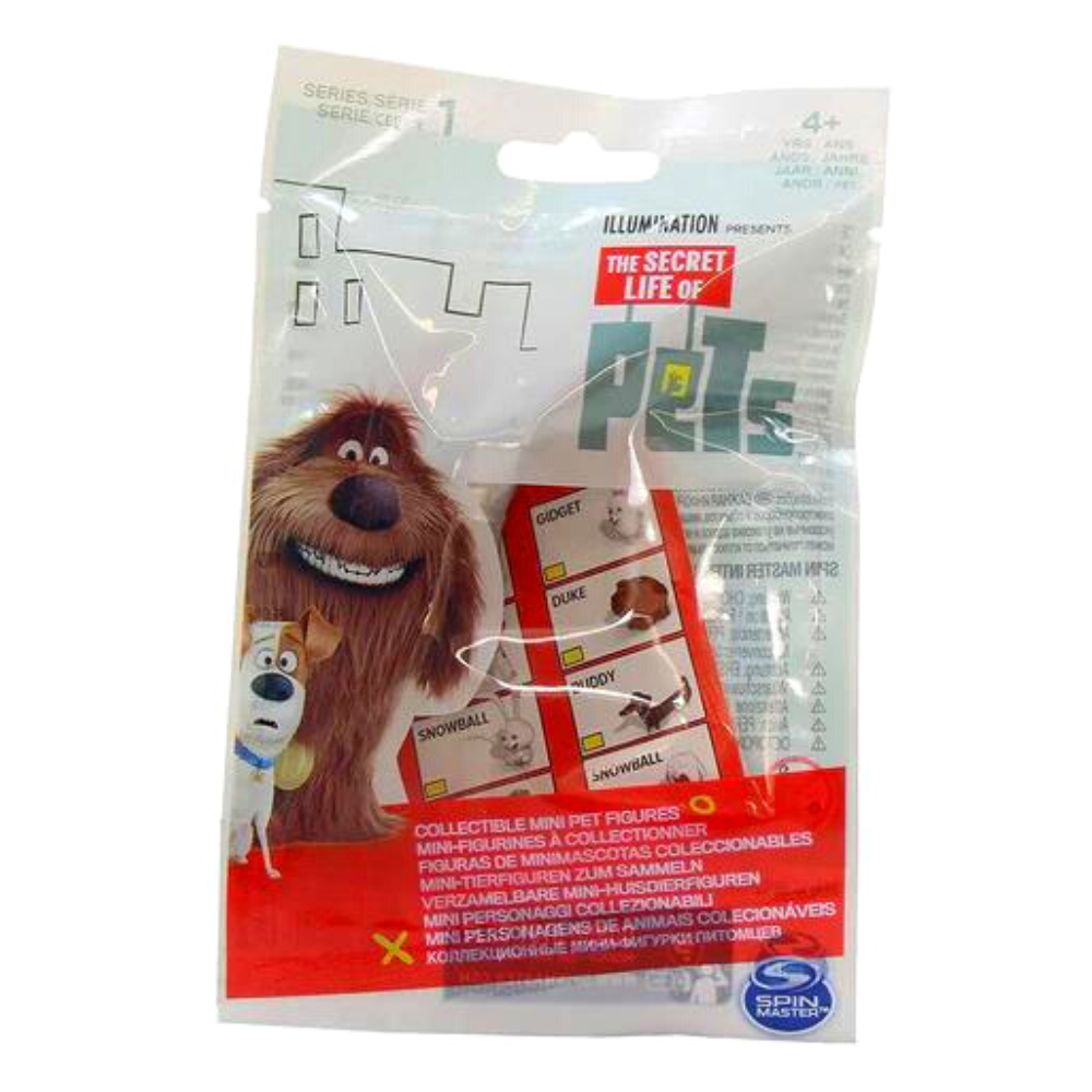 Secret Life of Pets Mini Pets Figure Blind Bag Packs Series 1 - Pack of 10