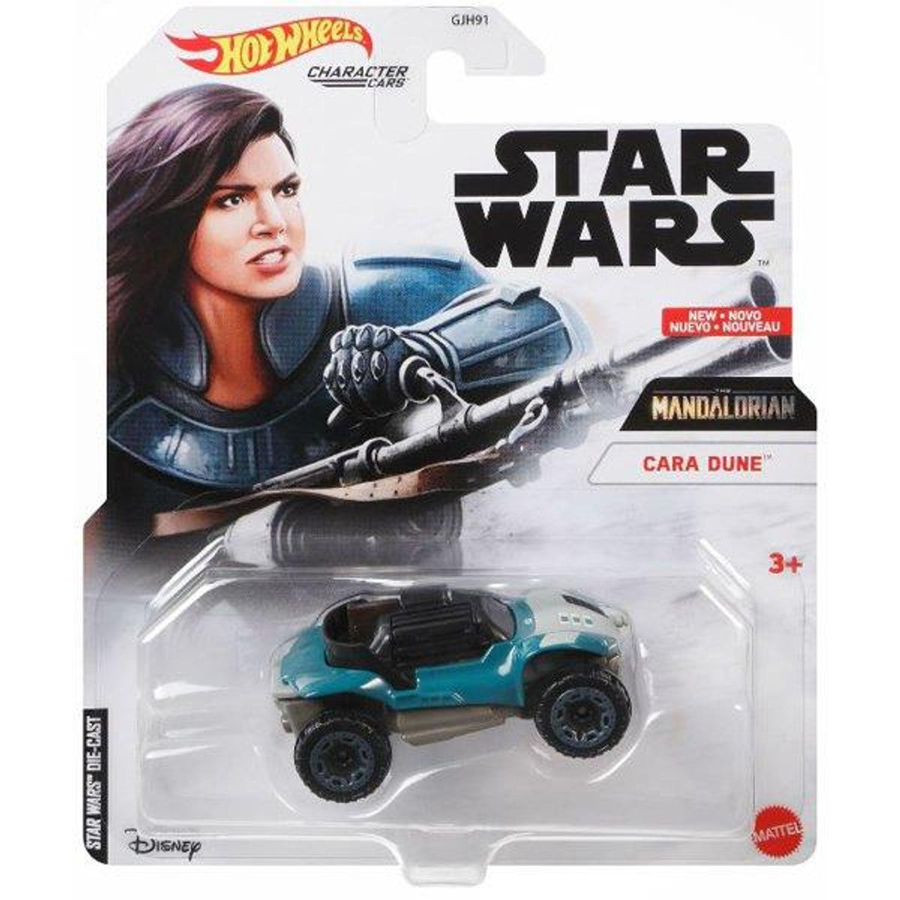 Hot Wheels The Mandalorian Character Cars Cara Dune 1:64 Scale Car