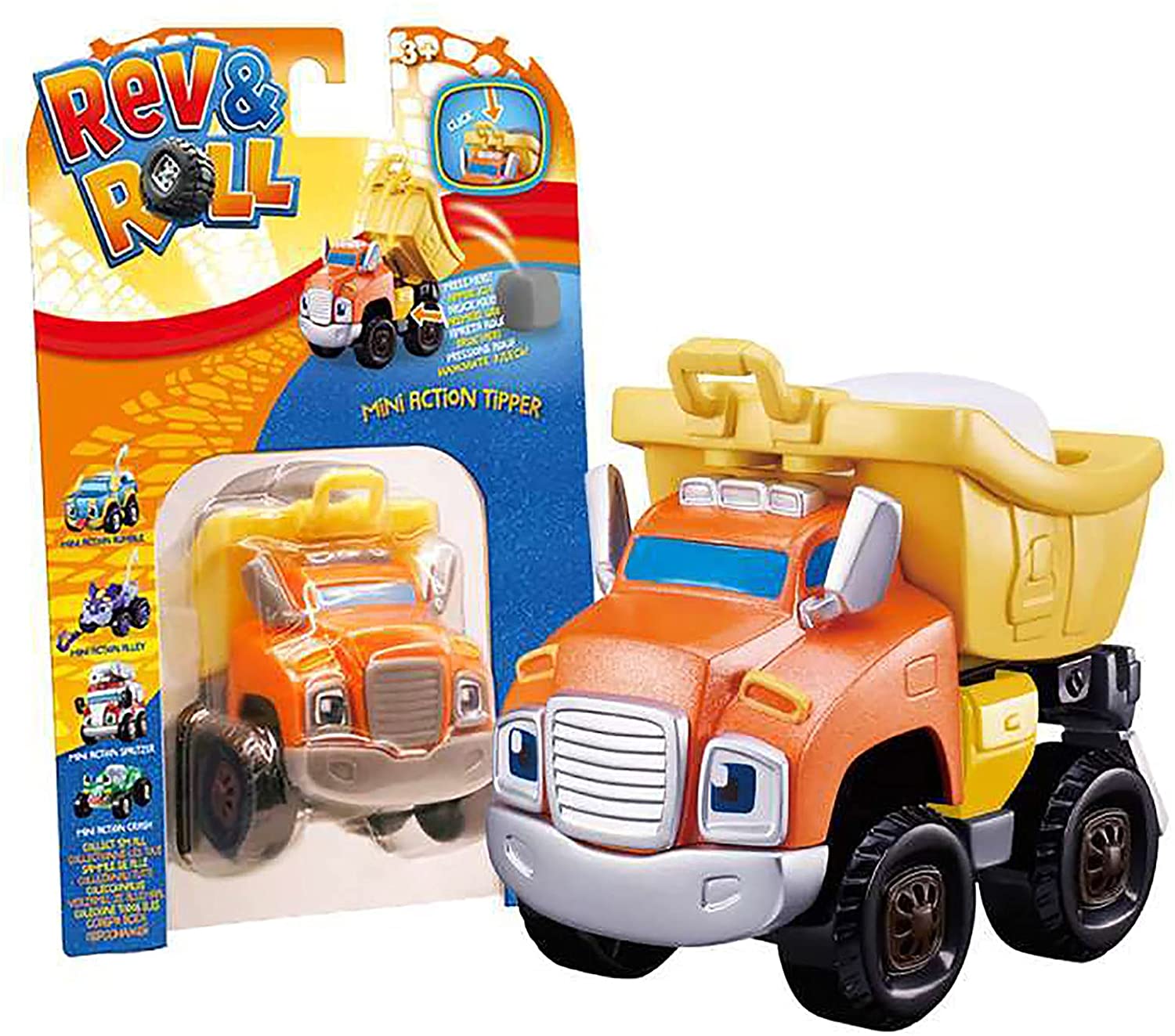 Rev & Roll Mini Action Vehicle - Tipper