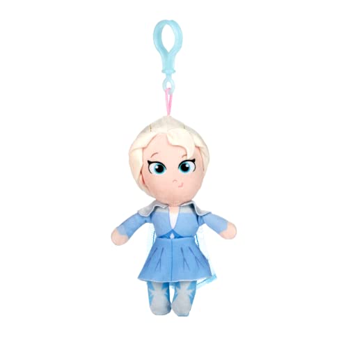 Frozen II Gift-Quality Soft Plush Toy Keyclip 5-Inch - Elsa