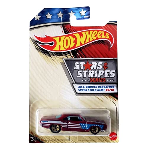 Hot Wheels Stars & Stripes Series - '68 Plymouth Barracuda Super Stock Hemi 09/10 GJW80