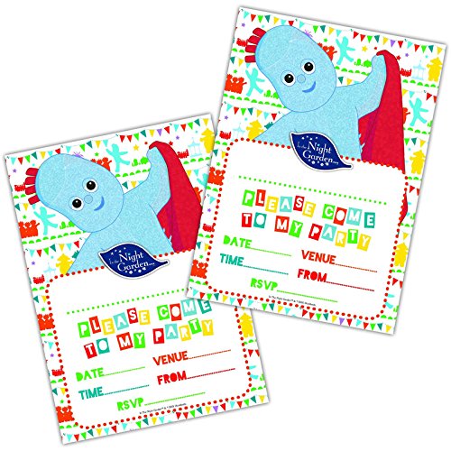 Official In the Night Garden Party Invites x Pack of 20 with Envelopes