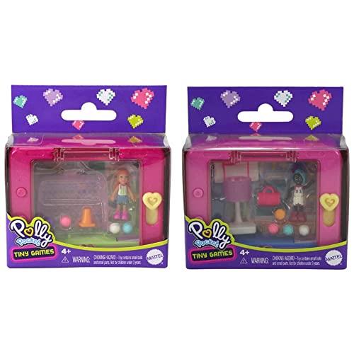 Polly Pocket Tiny Games Series 2 Bundle -  Basketball & Soccer