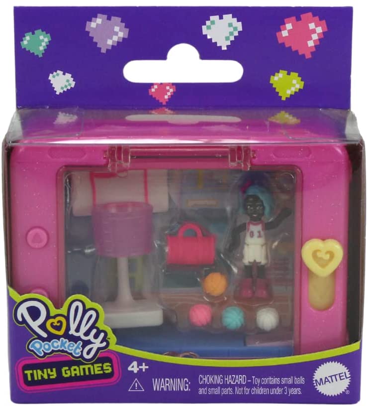 Polly Pocket Tiny Games Series 2 Bundle -  Basketball & Soccer