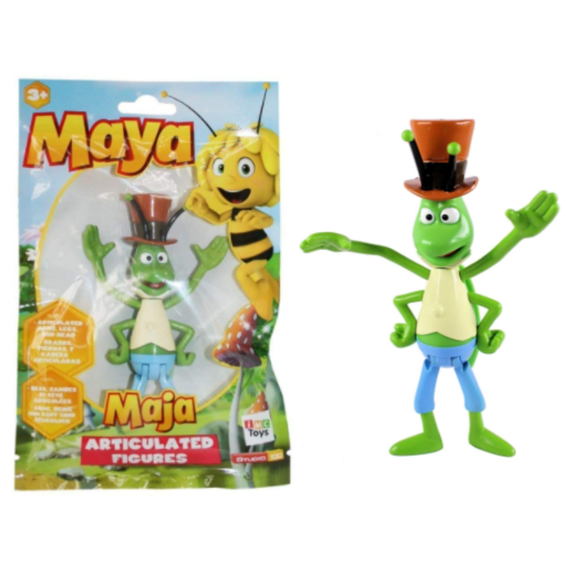 Maya the Bee Set of 3 Maya Figs - 2 Articulated Figures Maya, Flip & Bullyland Maya the Bee Figure 3PK