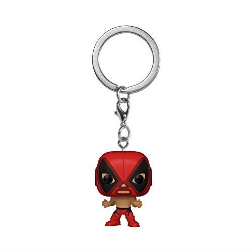 Funko Keychain: Marvel Lucha Libra Deadpool Collectable Figure