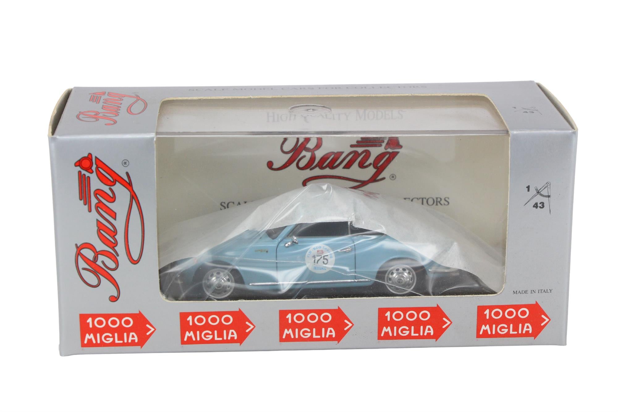 Bang Models - 1:43 Scale Diecast Alfa Romeo Giulietta SP #175 1996 - Scorsone & Dioni - Original Factory Sealed Never Opened