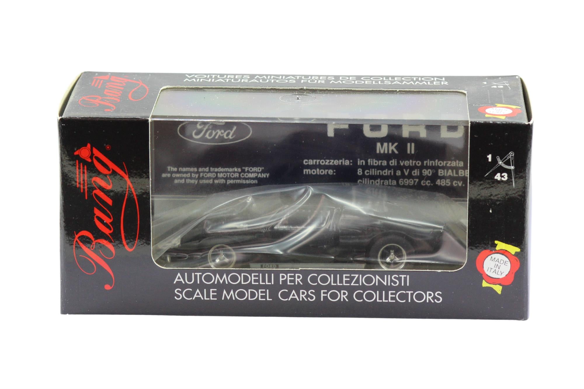 Bang Models - 1:43 Scale Diecast Ford GT40 MK2 