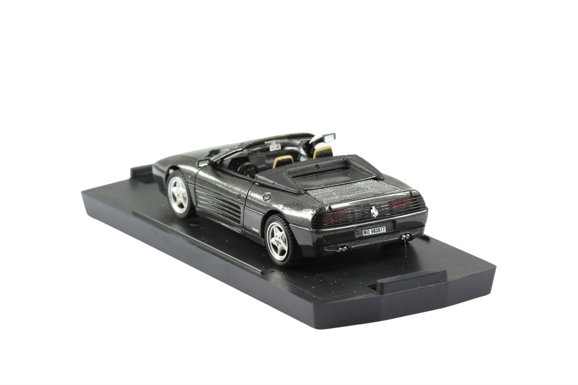 Bang Models - 1:43 Scale Diecast Ferrari 348 Spider Gun Metal