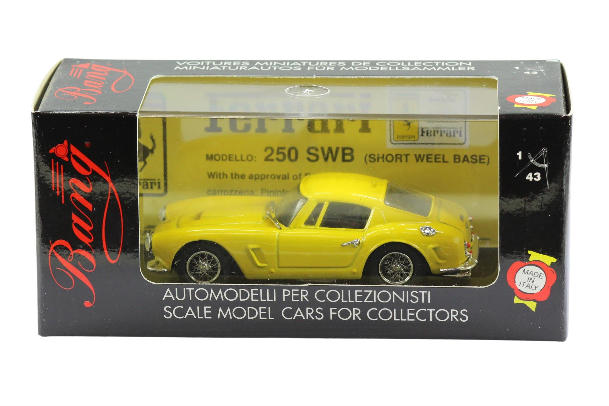 Bang Models - 1:43 Scale Diecast Ferrari 250 SWB 