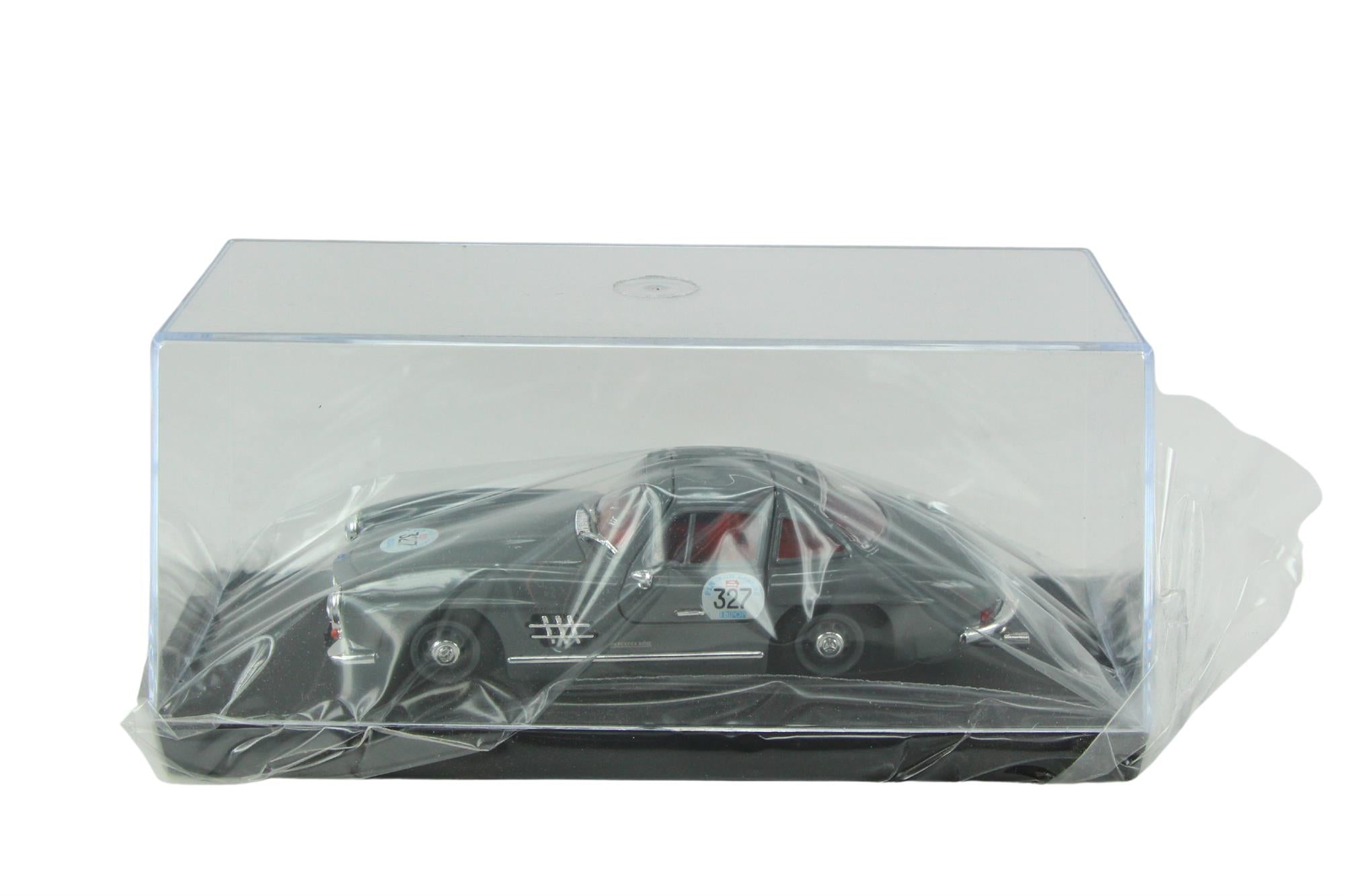 Bang Models - 1:43 Scale Diecast Mercedes-Benz 300 SL #327 Grey 1996 - Ostman & Wieland - Original Factory Sealed Plastic