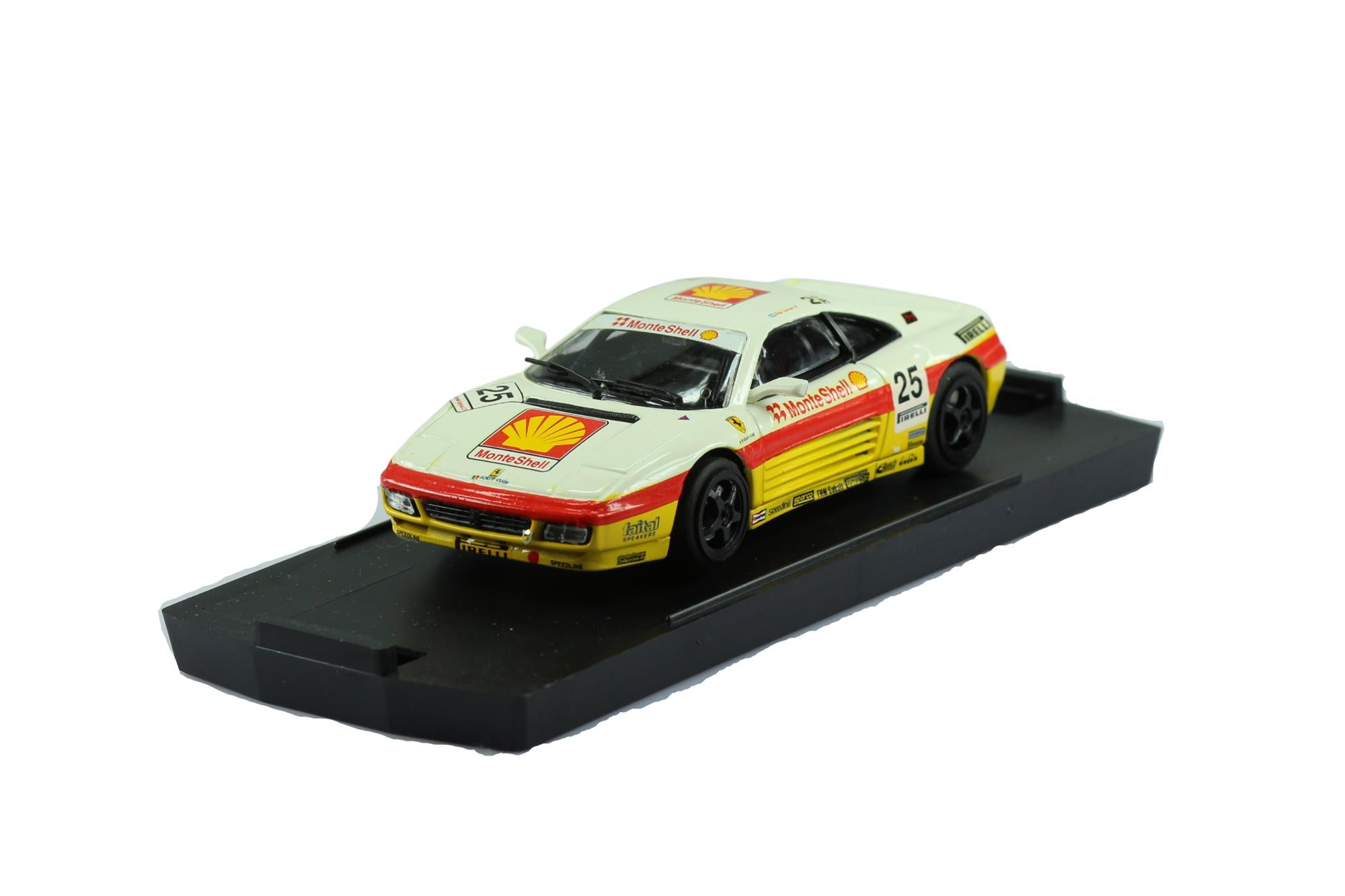 Bang Models - 1:43 Scale Diecast Ferrari 348 GT Supercar 1993 #25 - Oscar Larrauri