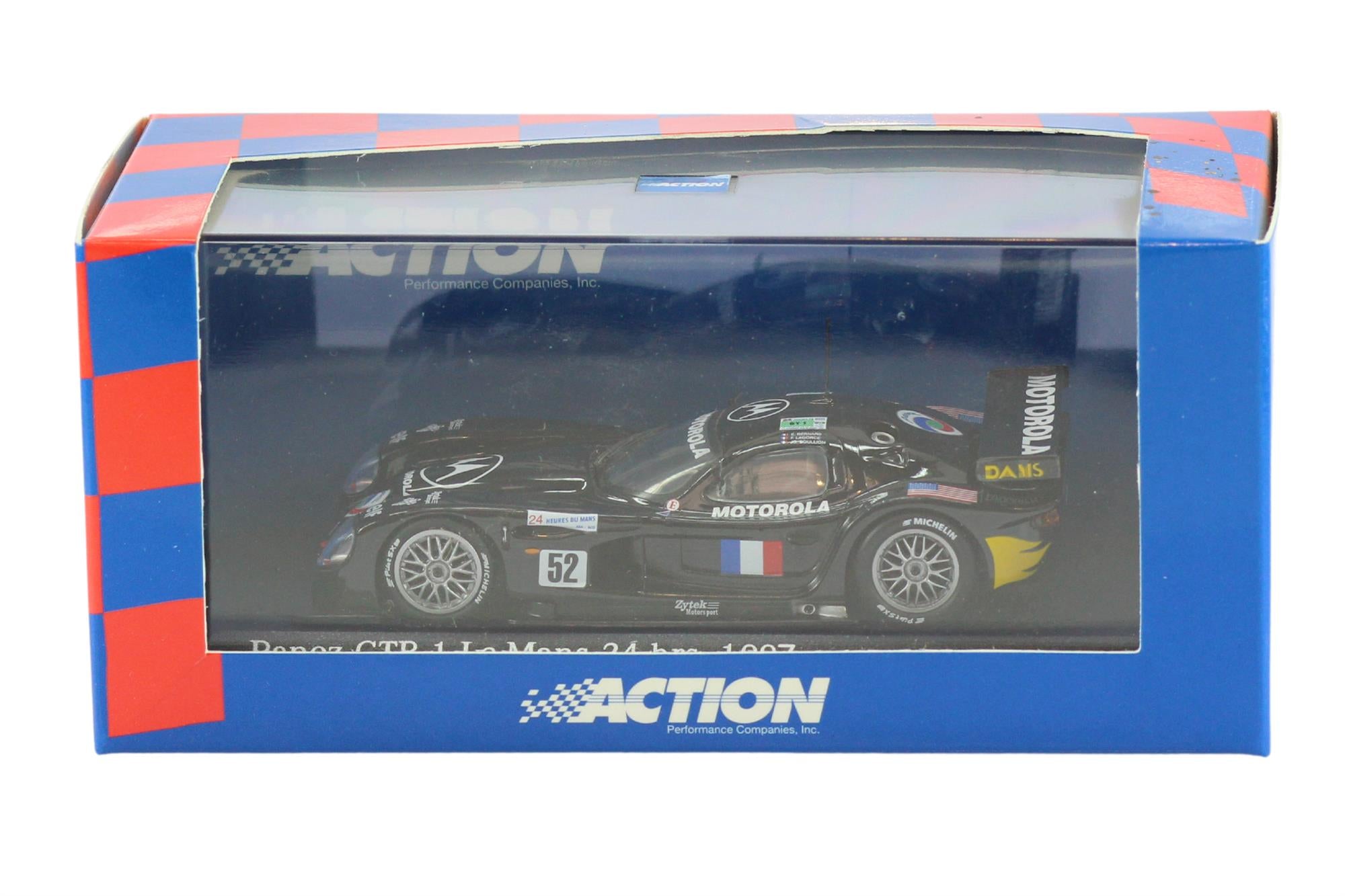 Action Models - 1:43 Scale Diecast Panoz GTR-1 24hrs Le Mans 1997 #52 - Bernard, Lagorce & Boullion