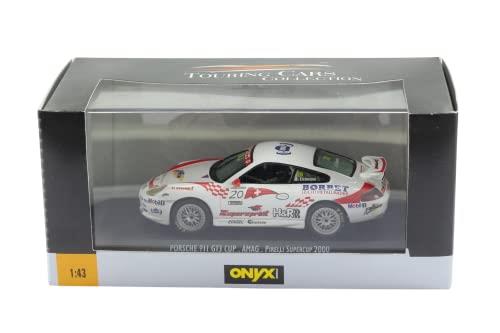 Onyx Models - 1:43 Scale Diecast Porsche 911 GT3 Cup - Pirelli Supercup 2000 - Bruno Eichmann