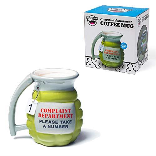 BigMouth Inc Complaint Department Grenade 400ml Coffee Mug 'Take a Number'