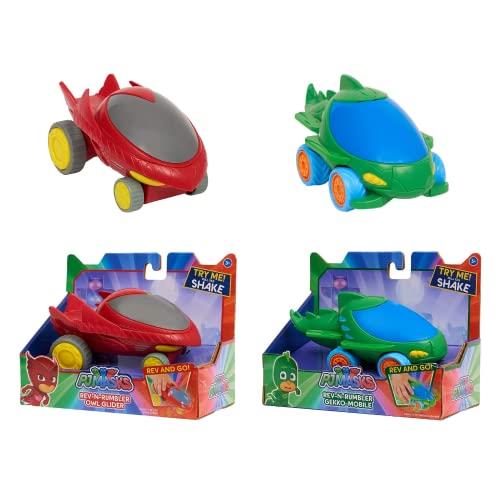 PJ Masks Rev n Rumbler Vehicle 2 Pack - Gekko Mobile and Owl Glider