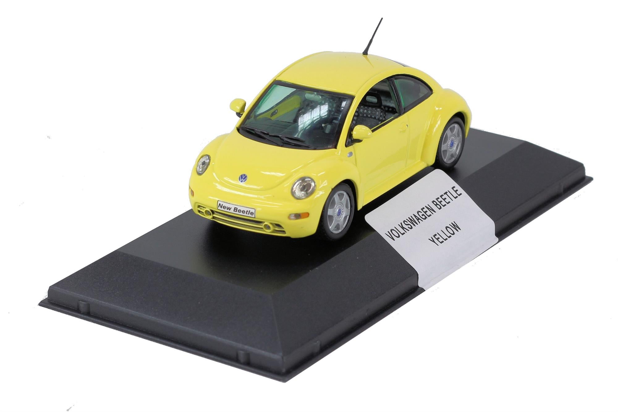 Quartzo Models - 1:43 Scale Diecast Volkswagen Beetle Yellow