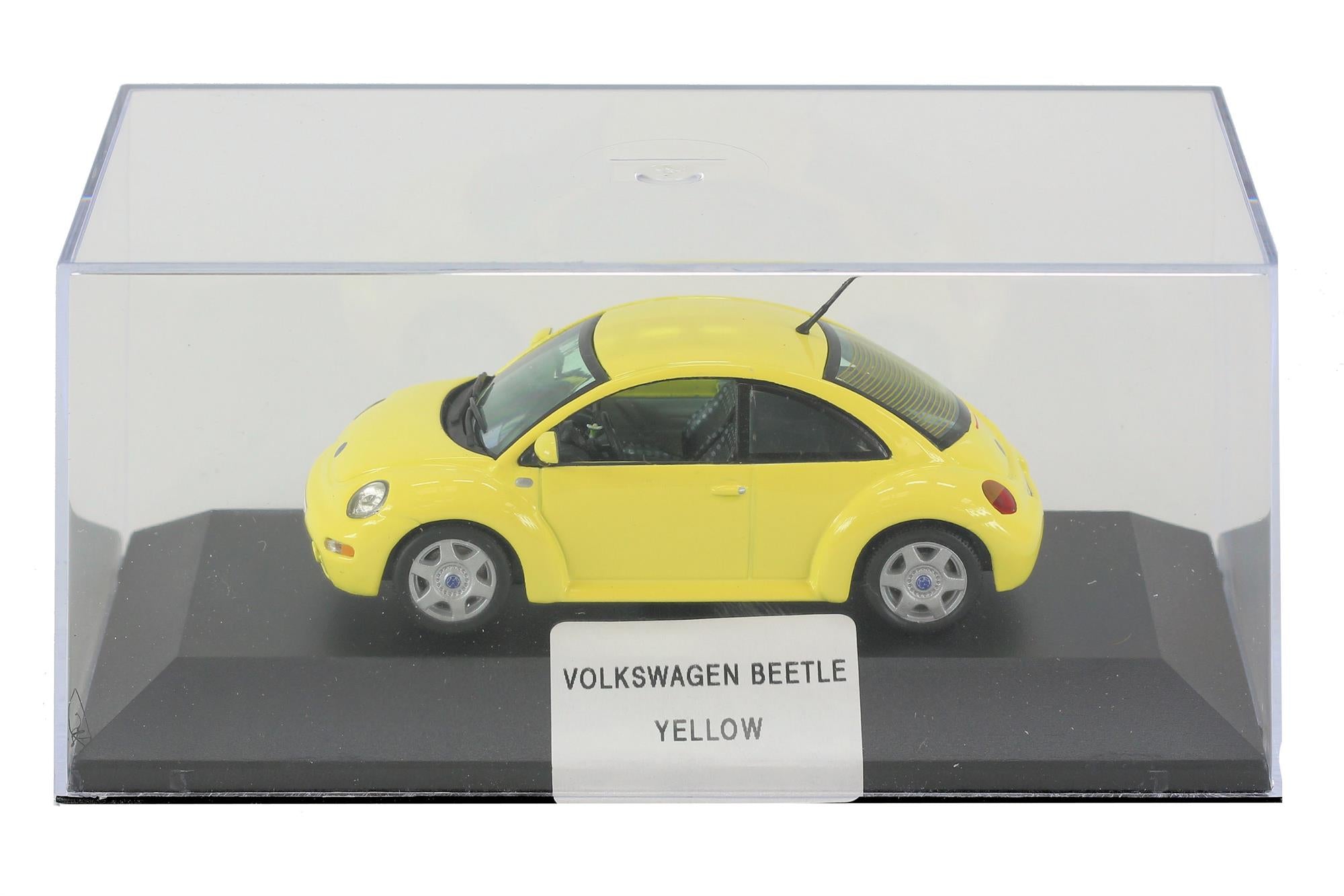 Quartzo Models - 1:43 Scale Diecast Volkswagen Beetle Yellow