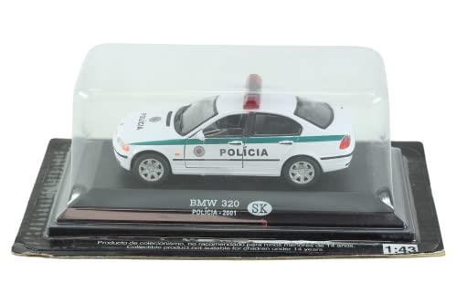 Altaya Models - 1:43 Scale Diecast BMW 320 Policia - 2001 New and Still Sealed