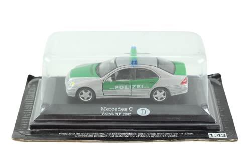 Altaya Models - 1:43 Scale Diecast Mercedes C Class Polizei-RLP 2002 - New and Still Sealed