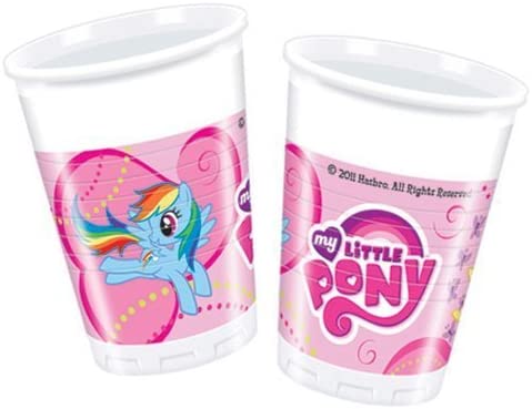 My Little Pony 200ml Plastic Cups Party Tableware Pack of 8 200ml