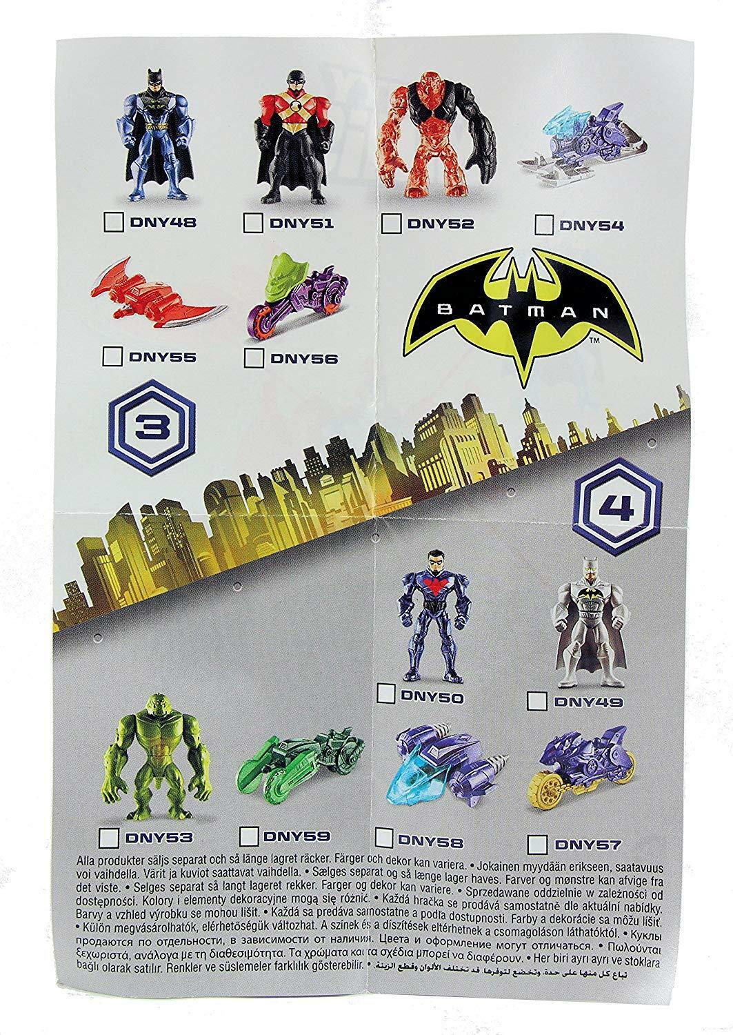 DC Comics Batman Mighty Minis Series 3 Mini Figure & Vehicles Blind Bags Pack of 10