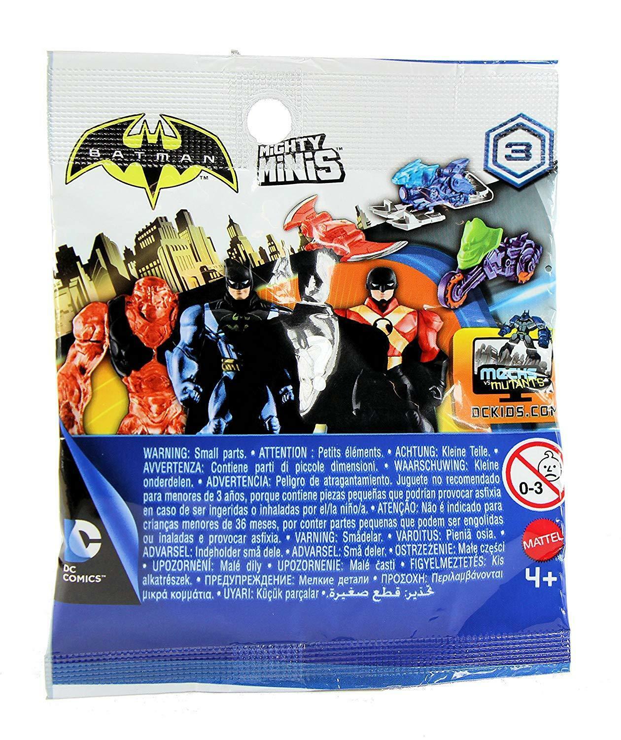 DC Comics Batman Mighty Minis Series 3 Mini Figure & Vehicles Blind Bags Pack of 10