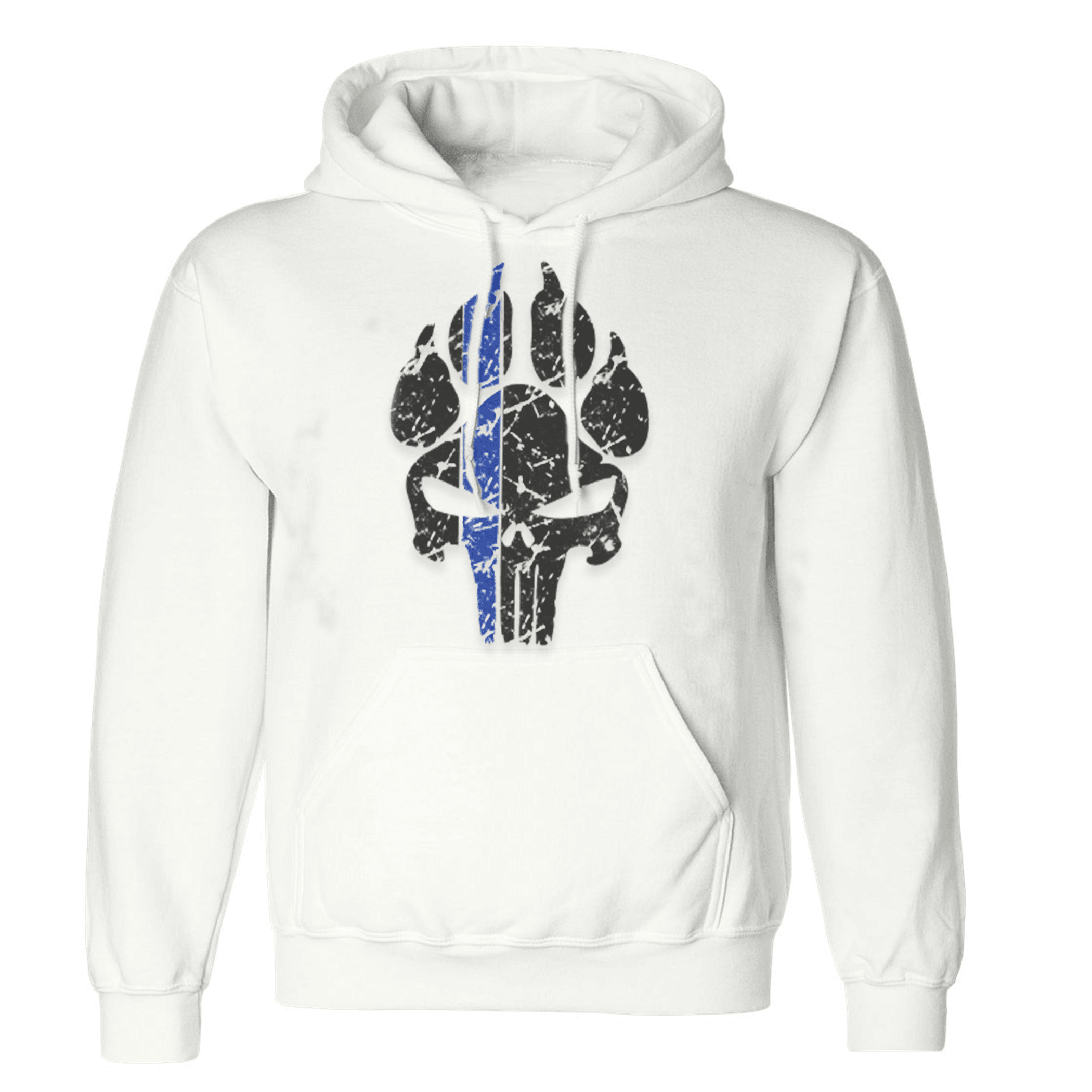 punisher police hoodie