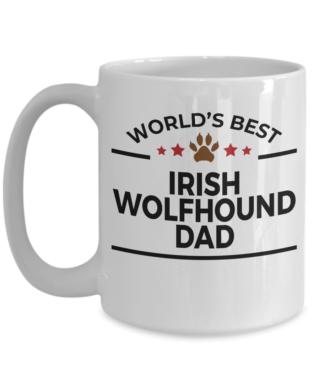 Irish Wolfhound Dog Dad Coffee Mug