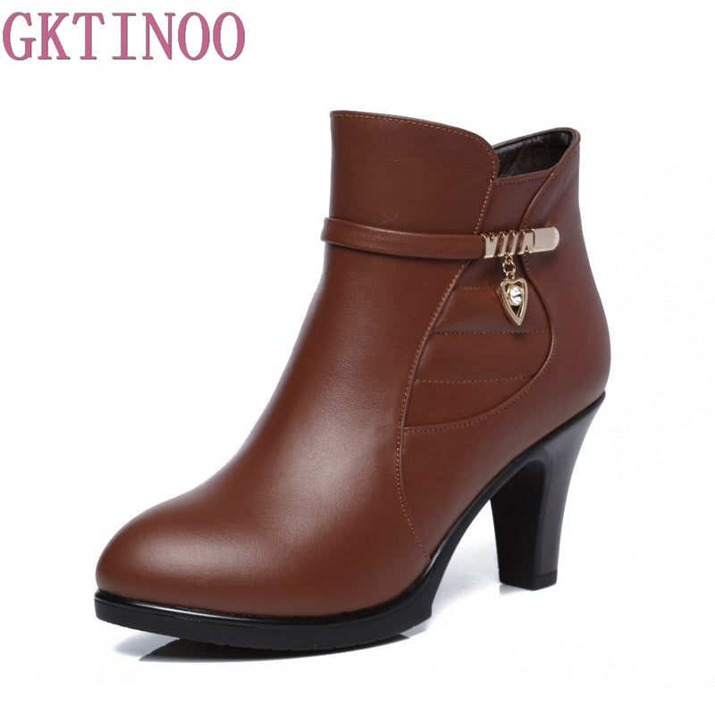 heeled winter boots