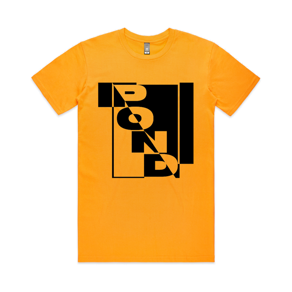 Pond 'Box Logo' / Gold T-shirt – sound-merch.com.au