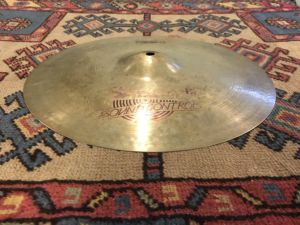 sabian aa sound control crash cymbal 14 in.