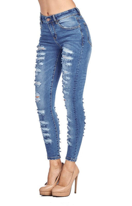 Destroyed Skinny Jeans – Addictive Apparel