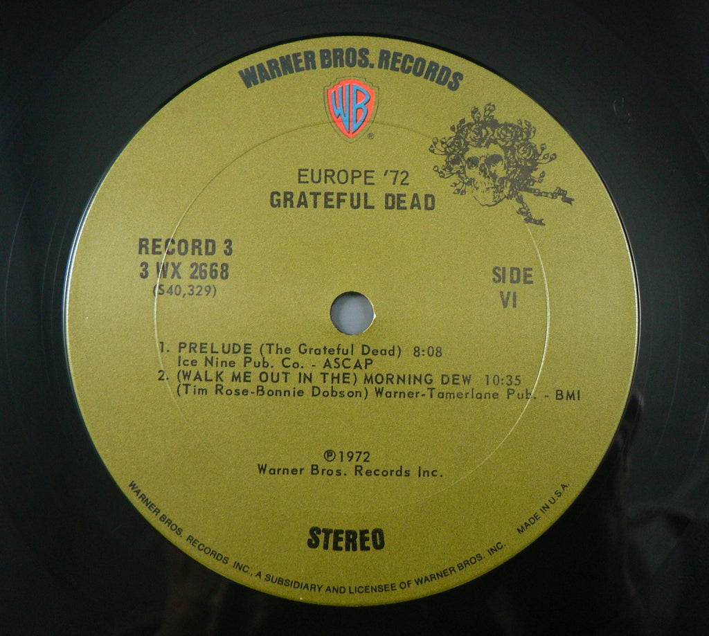 Grateful Dead ‎– Europe '72 Triple LP, 1st Pressing, EXC – Guitar