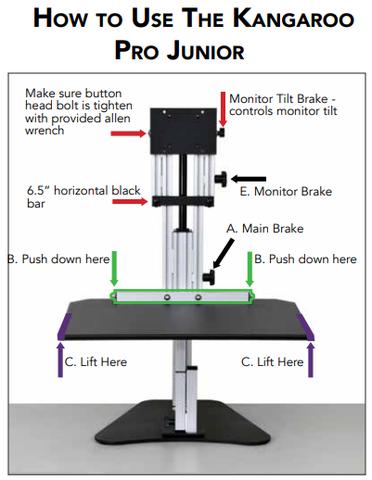 Home Audio Accessories Ergo Desktop Kangaroo Pro Junior