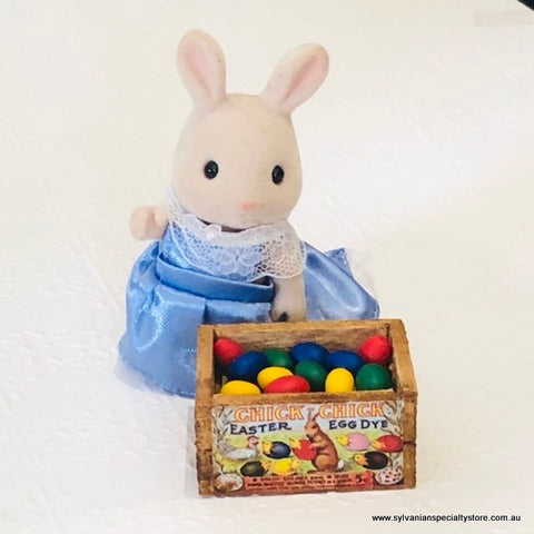 Sylvanian FAmilies Rabbit and Easter crate