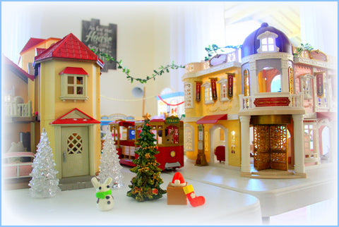 sylvanian christmas house