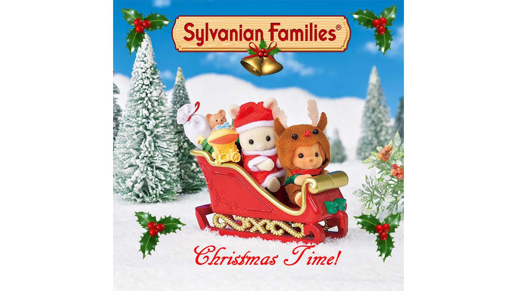 Sylvanian Families christmas sleigh bells Merry Christmas