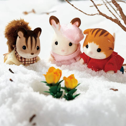 Sylvanian Families Flowers in the snow spring planting