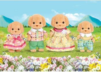 sylvanian families poodle family