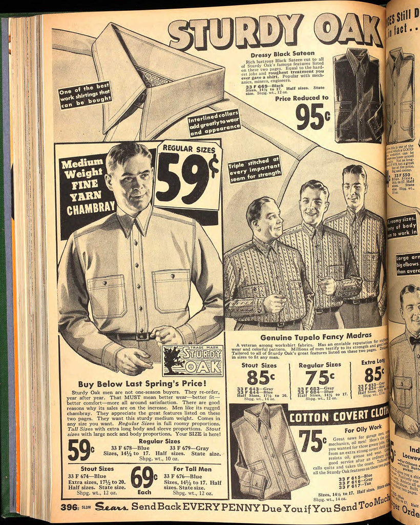 A Brief History of the Work Shirt, Part 2 - 1930-1940 – The Rite Stuff