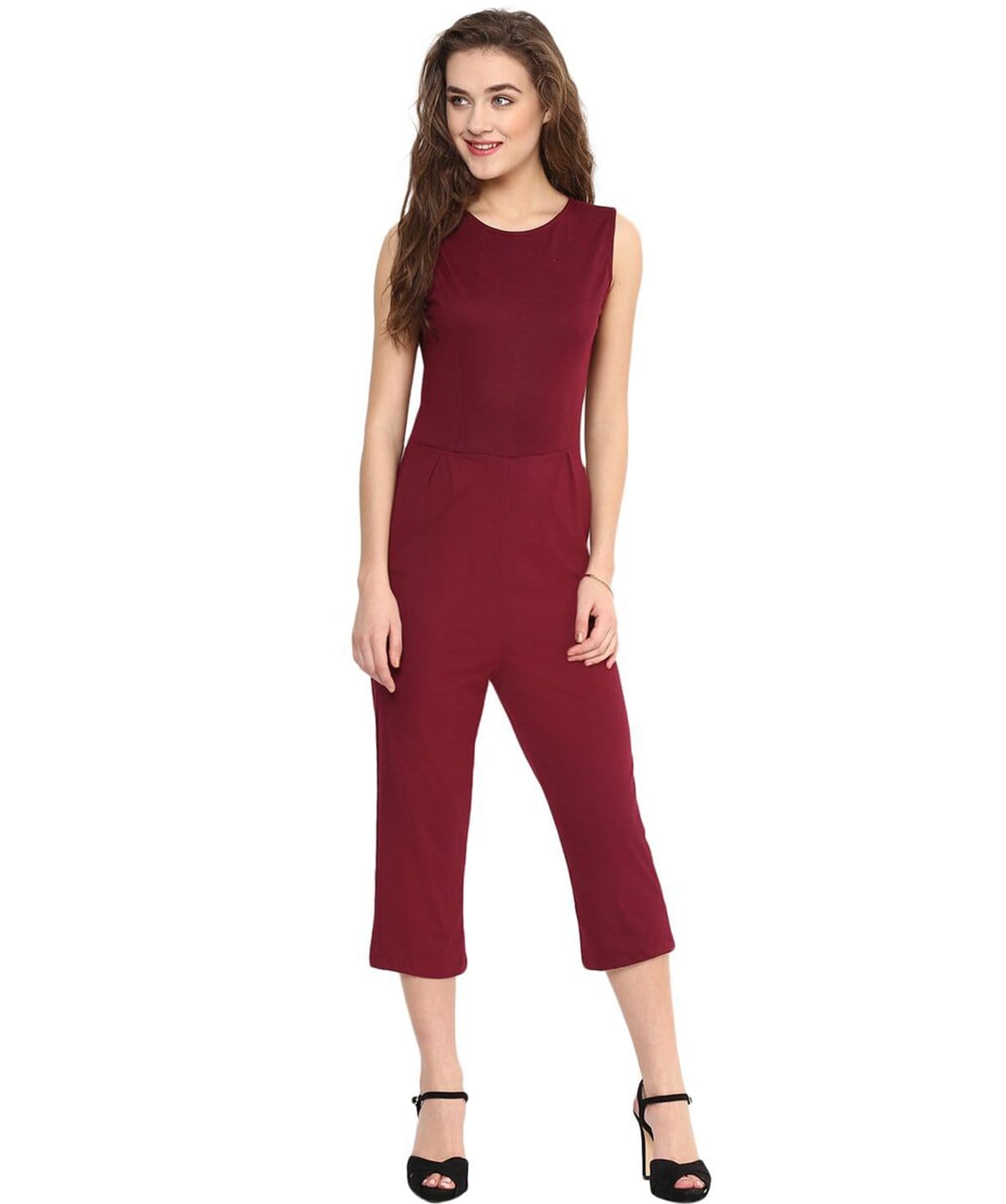 cotton culotte jumpsuit