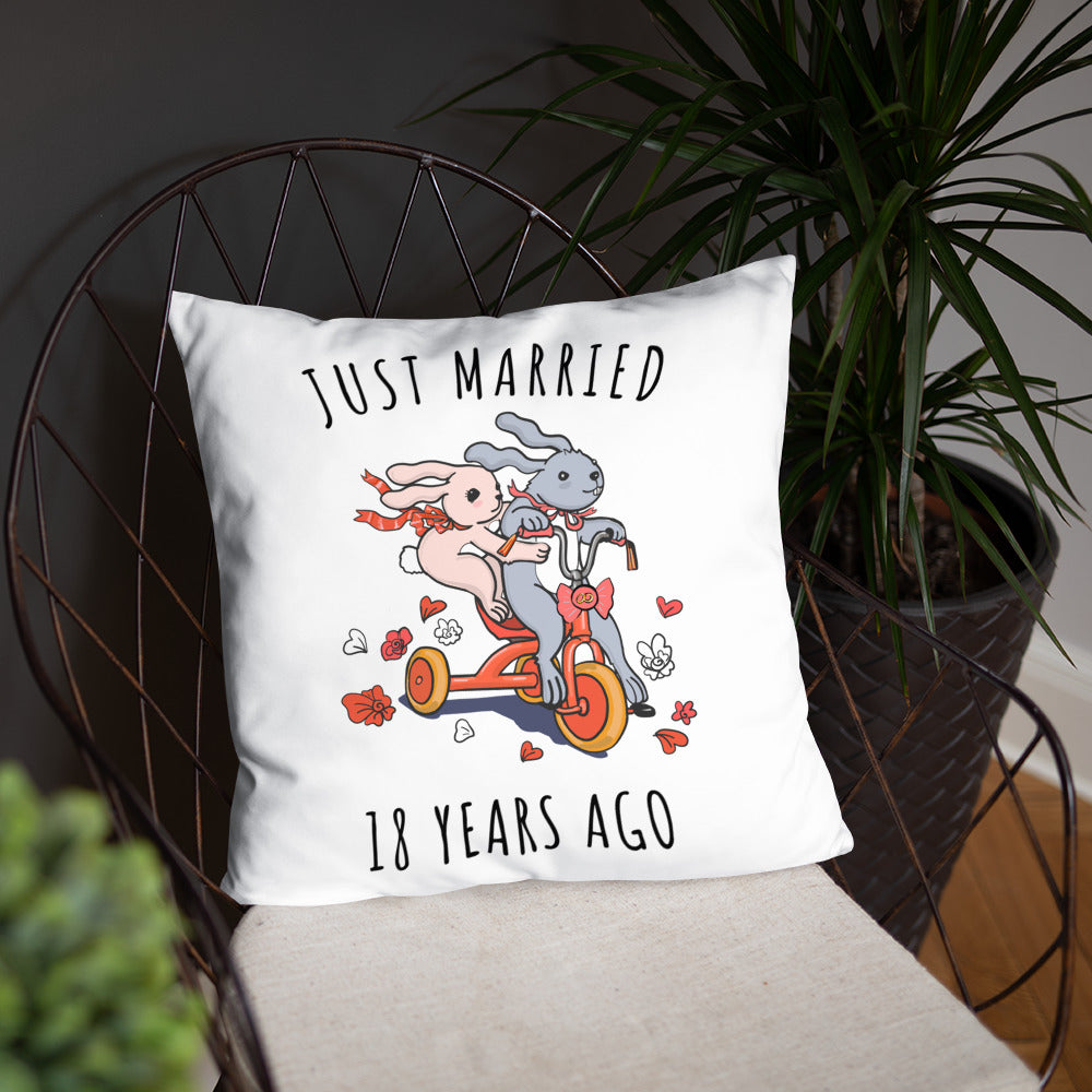 Just Married 18 Years Ago Marvelous Porcelain Wedding Anniversary Co