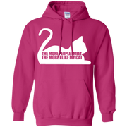 The More People I Meet, The More I Like Cats Hoodie