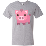 Pig Emoji Men’s V-Neck T-Shirt