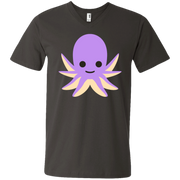 Octopus Emoji Men’s V-Neck T-Shirt