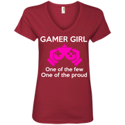 Gamer Girl, One of the Few, One of the Proud Ladies’ V-Neck T-Shirt
